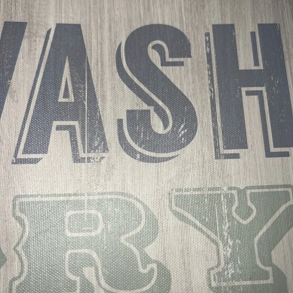 Home Decor‎ Wash Dry And Fold wall sign gift laundry